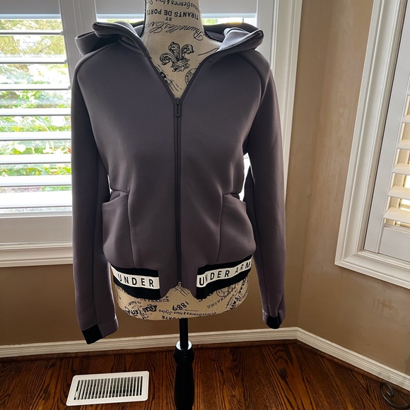 EUC Women’s UNDER ARMOUR Unstoppable Full Zip Hoodie Jacket - Medium - Picture 5 of 11